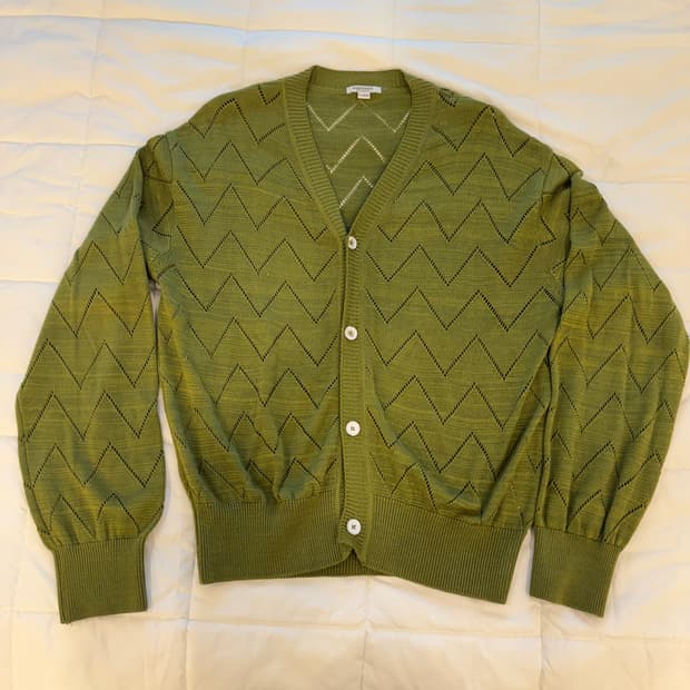 이스트로그 콤브패턴 가디건 XL