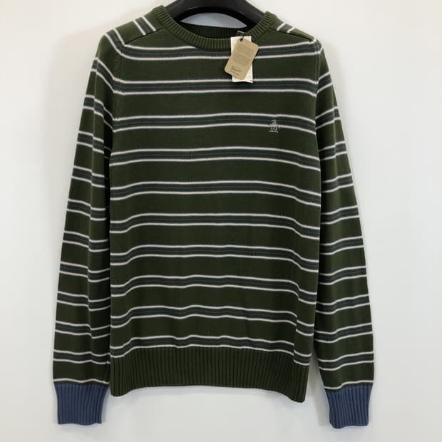 먼싱웨어 (새상품) 오리지널 펭귄 스트라이프니트 L