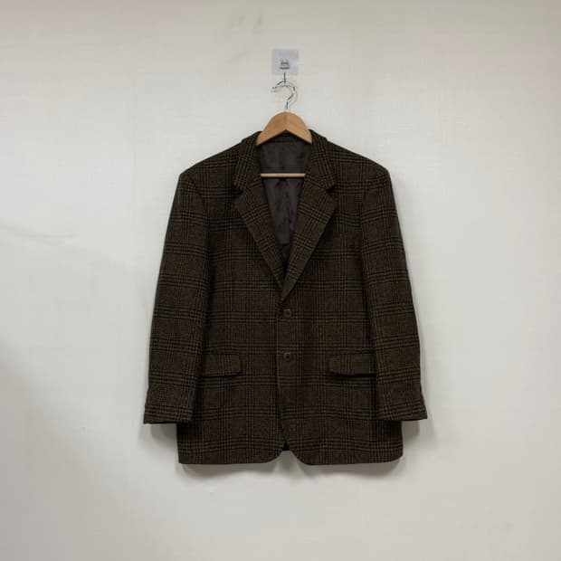 파크랜드 체크 블레이저자켓M