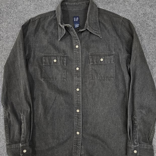 GAP 웨스턴 트윈 플랩 포켓 데님 셔츠 급처