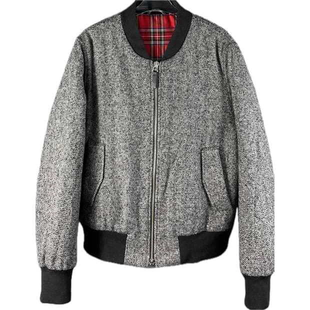 [L] 아미 AMI 헤링본 봄버 자켓