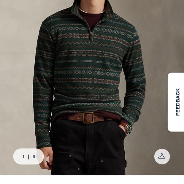 폴로 랄프로렌 페어아일 에스테이트 립 S