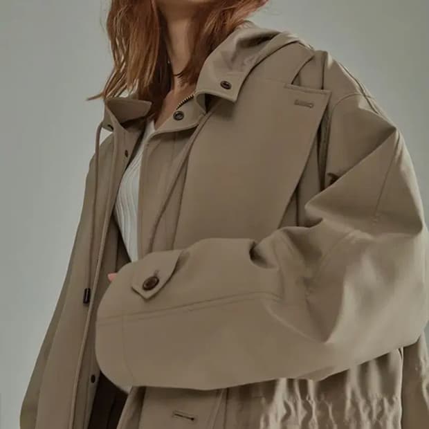 노앙 패딩 트렌치코트 (M)