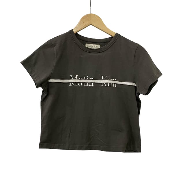 여성용 마땡킴 크롭 반팔티셔츠(F)