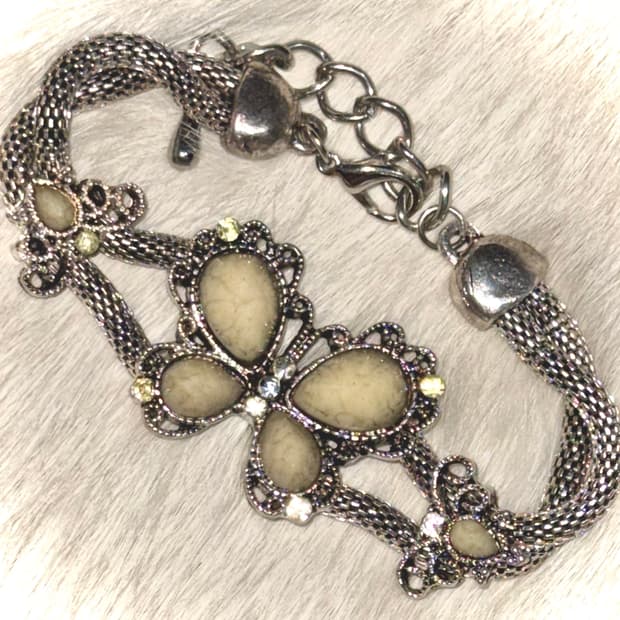 일본 y2k 페어리 갸루 나비 엔틱 뱅글 팔찌