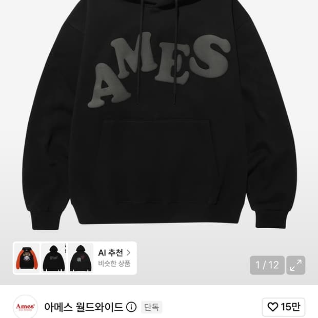 아메스 월드와이드 후드티