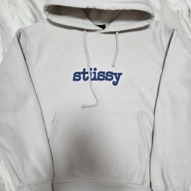 스투시 타이프라이터 후드티