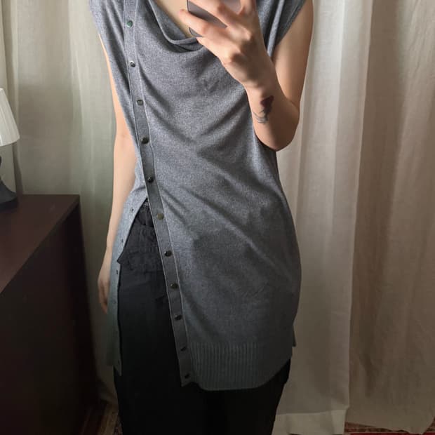 MAX & CO 드레이프 니트 원피스