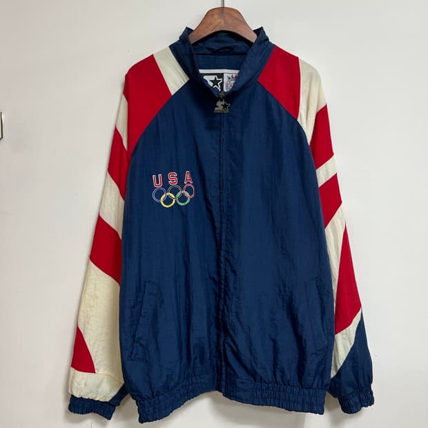스타터 USA 올림픽 바람막이 자켓