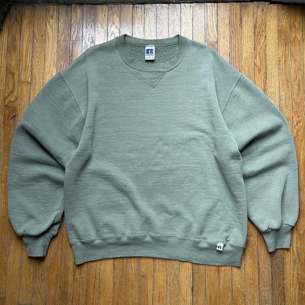 러셀 애슬레틱 빈티지 블랭크 스웻셔츠