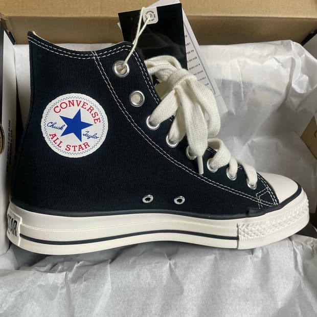 택있음) 척테일러 스로우백 블랙 A19079C