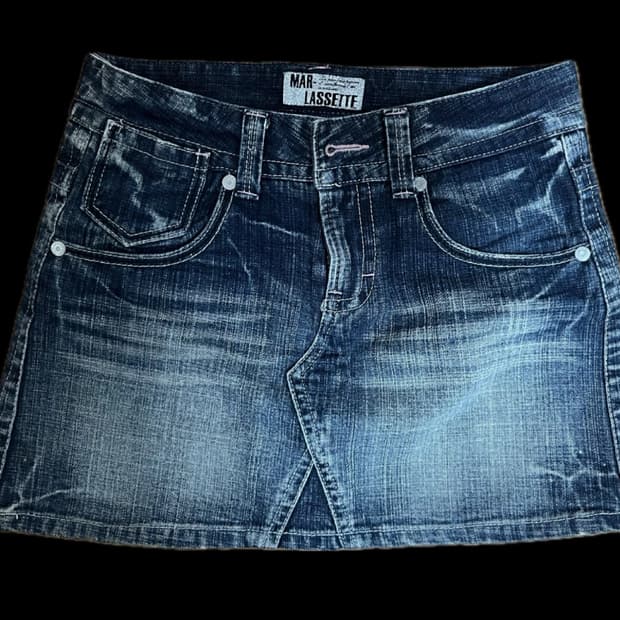 Mar lassette 빈티지 워싱 스커트