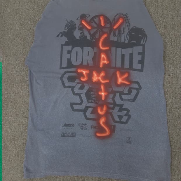 2XL 빅사이즈 트래비스스캇 워시드 롱슬리브 긴팔