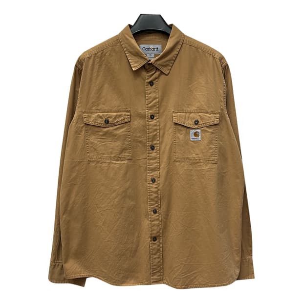 칼하트 리메이크 브라운 긴팔 셔츠 남방 XL