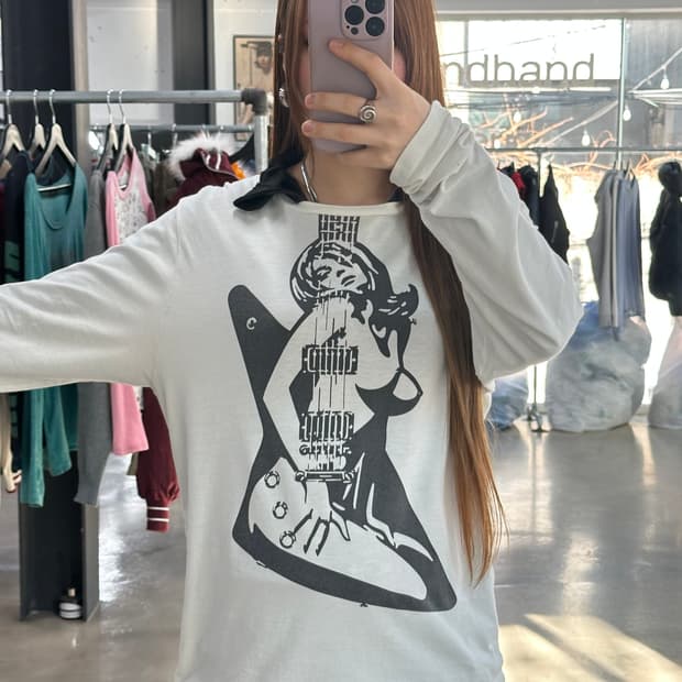 히스테릭글래머 Hysteric Rock 루즈 롱슬리브