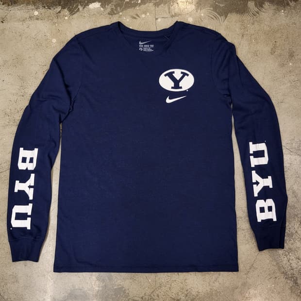 USA 나이키 BYU 롱슬리브 긴팔티셔츠