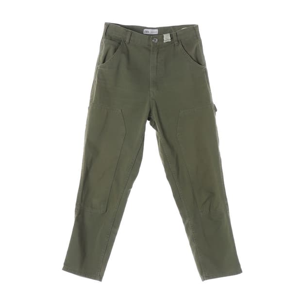 ZARA 올리브그린 카펜터 카고 팬츠