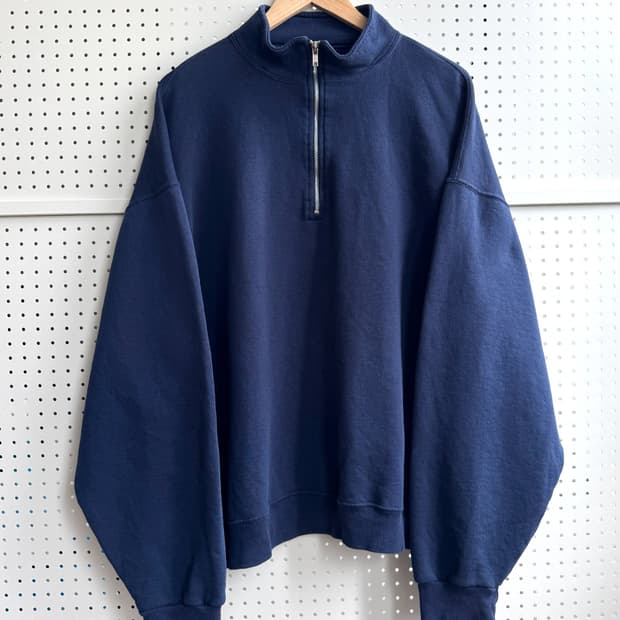 러셀 애슬레틱 풀오버 하프 집 스웻셔츠
