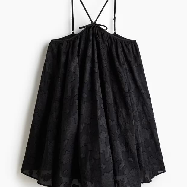 H&M 자카드 위브 스트랩 드레스