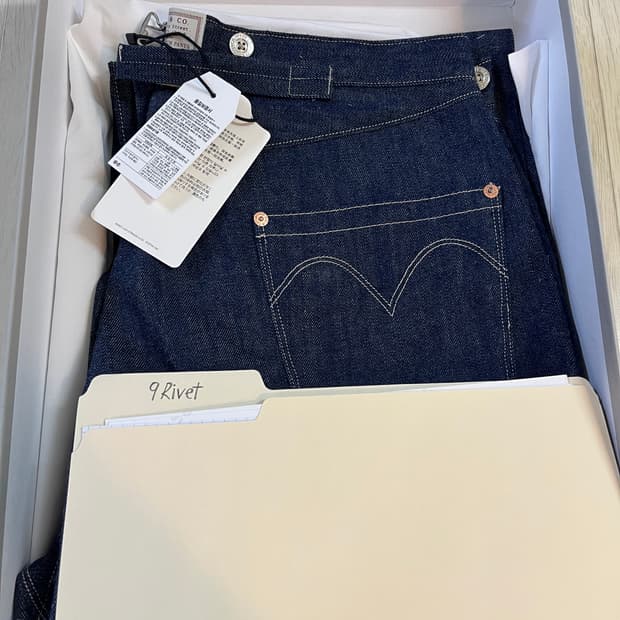 리바이스빈티지클로딩 LVC1873 9RIVET 웨이스트 오버올 34X34