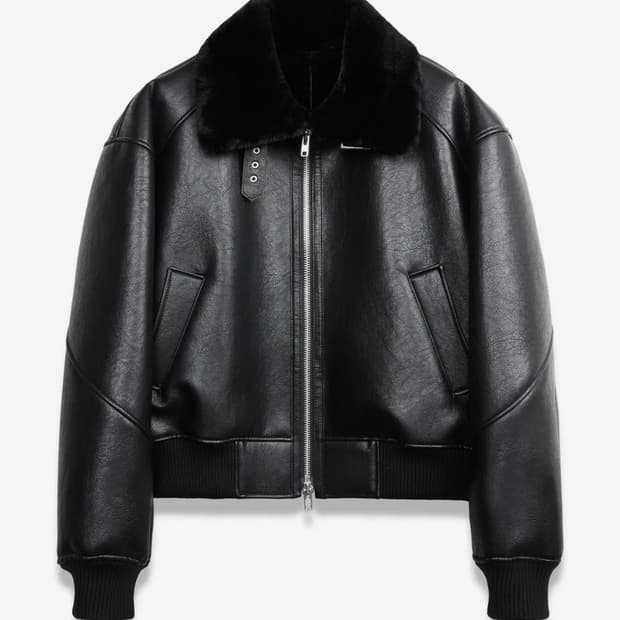 도프 제이슨 크리즈 빈티지 무톤 봄버 BLACK XL