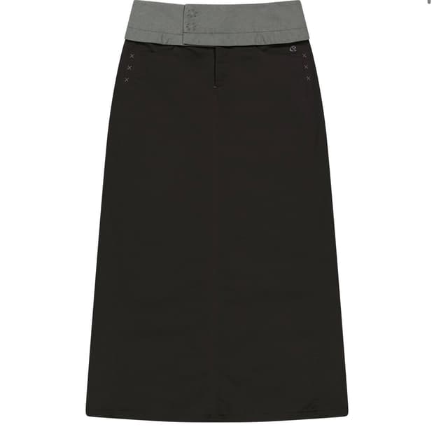 WAIST PANEL SKIRT WARM GREY