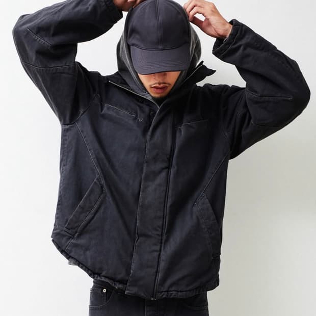 vujade affix denim jacket L