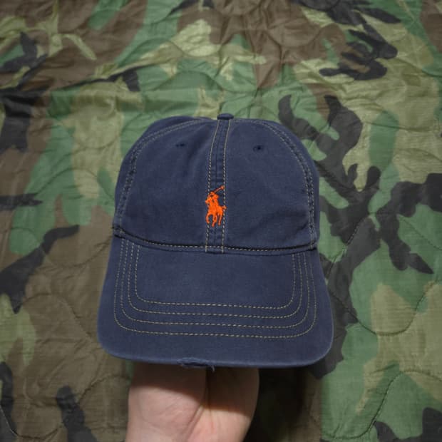 00s Vintage Polo Ralph Lauren P.R.L. Cap