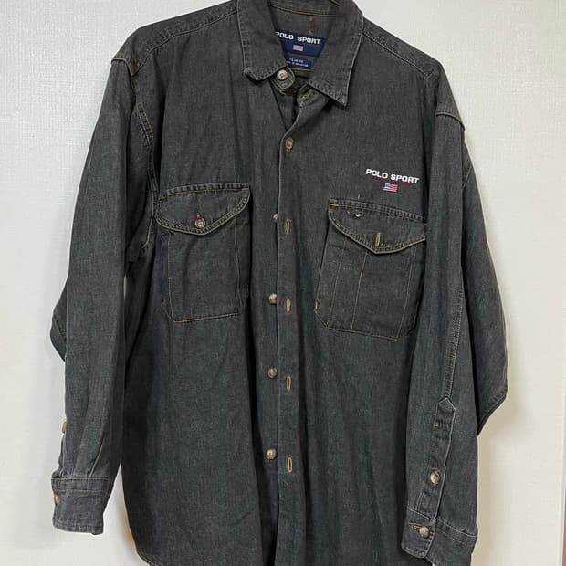 폴로 스포츠 데님셔츠