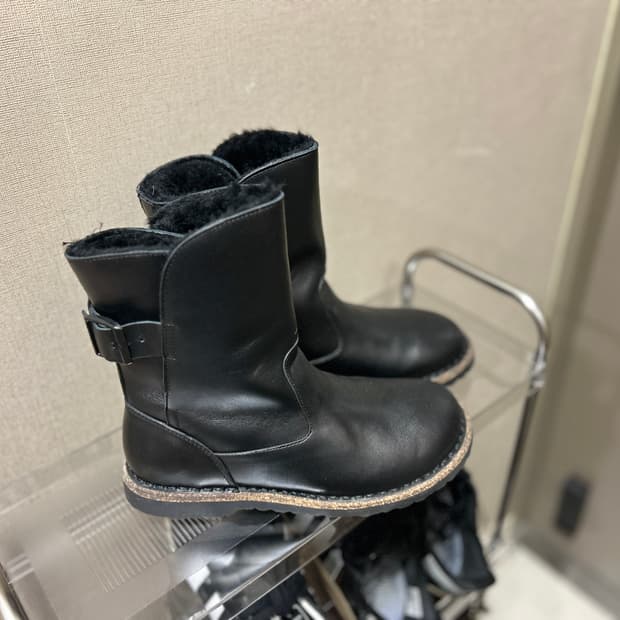 버켄스탁 웁살라 버클 털부츠 (새제품) 38