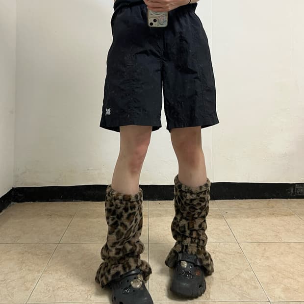 Brown Breath Woven Shorts