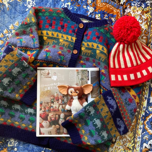 VINTAGE L.L.BEAN 엘엘빈 빈티지 뜨개 니트 스웨터 가디건