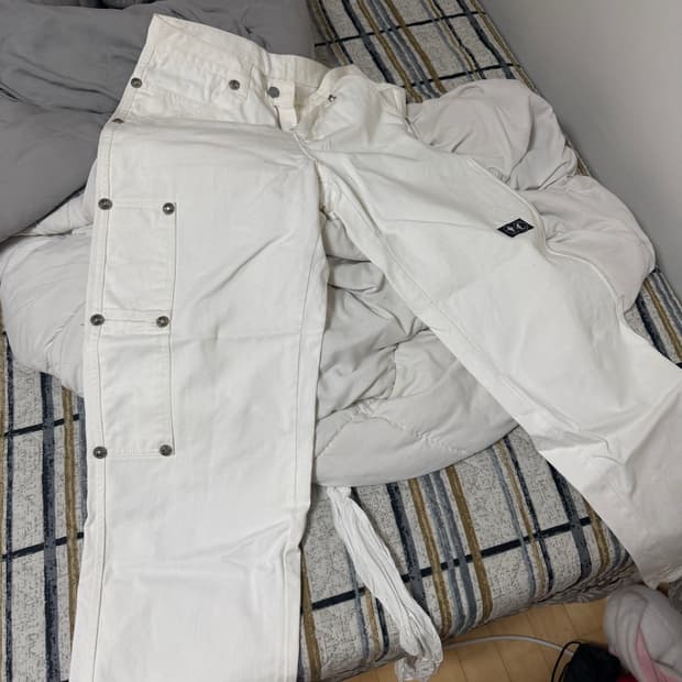 떠그클럽 바지 화이트 