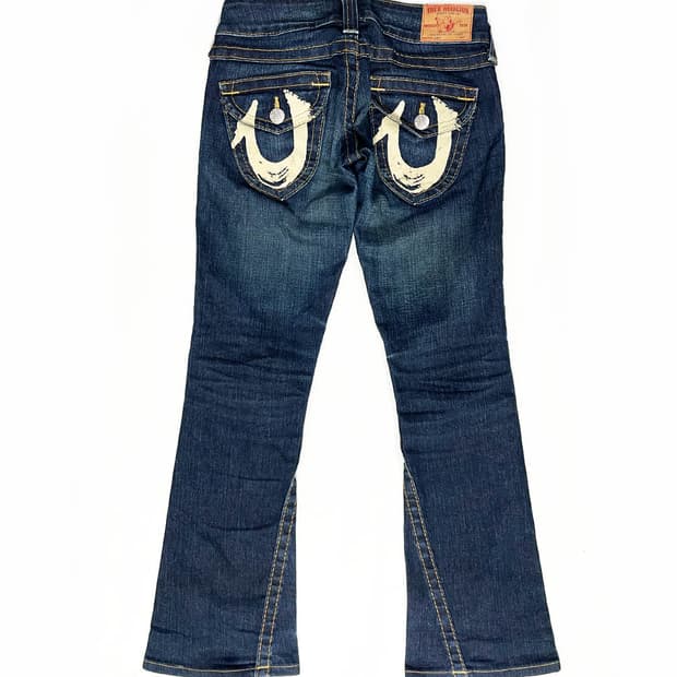 True Religion 로우라이즈 데님 팬츠