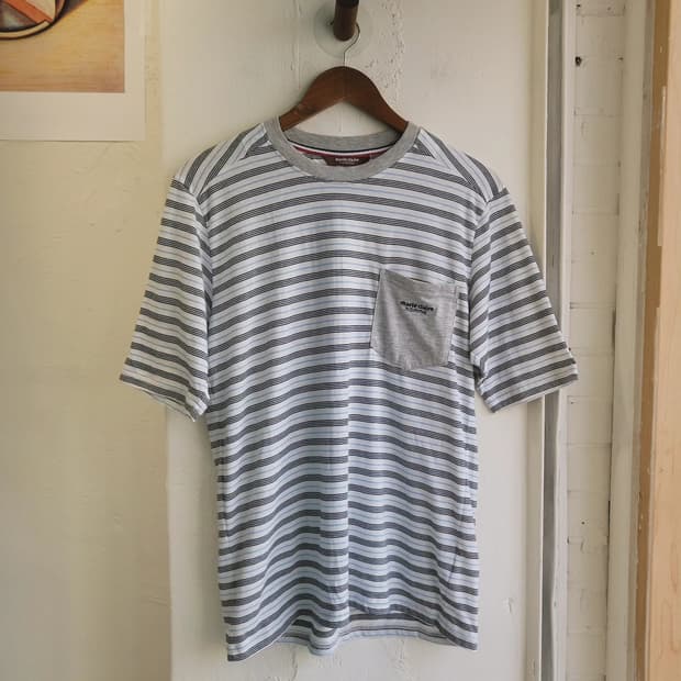 마리끌레르 옴므 멀티스트라이프 반팔티