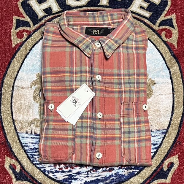 더블알엘(RRL) 플래드 트윌 워크셔츠