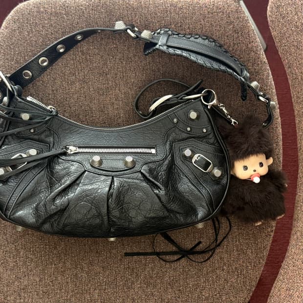 [S] 발렌시아가 르카골 숄더백 블랙