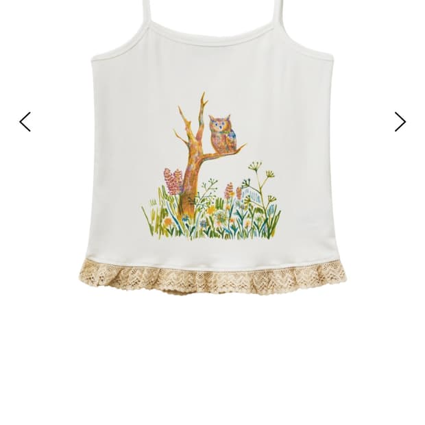 피브스피브스 Arise’ Lace Tank / Ivory