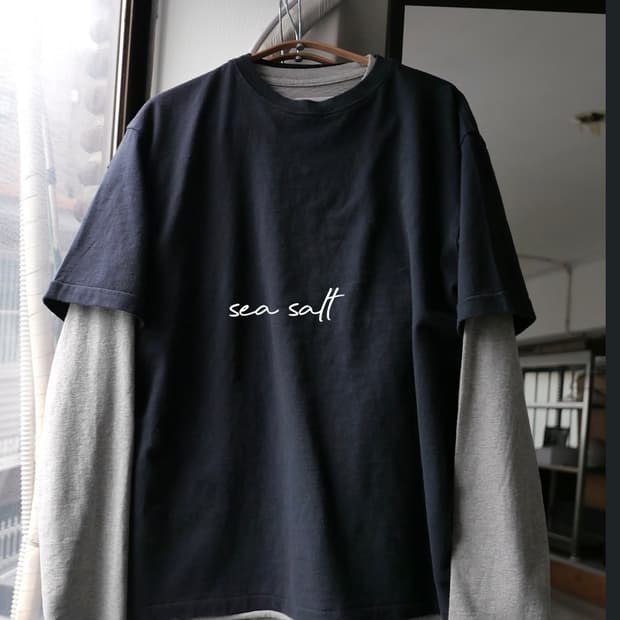 [3] seasalt 씨쏠트 레이어드티셔츠 네이비/그레이