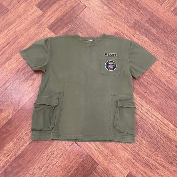 USA U.S. NAVY 포켓 반팔티