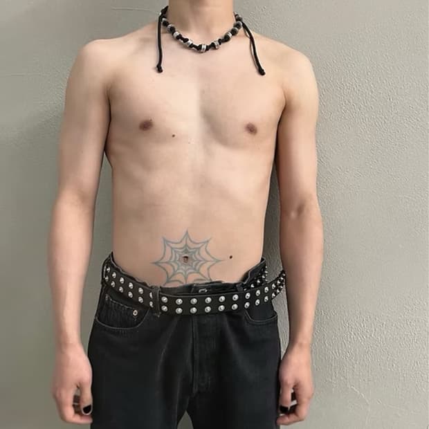 컴퓨터포맷 베어링초커 목걸이