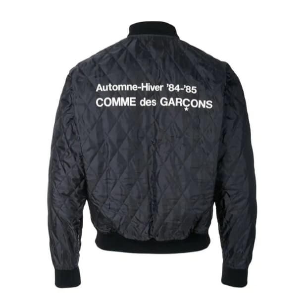 CDG 퀼티드 '84-85 스태프 블루종 블랙