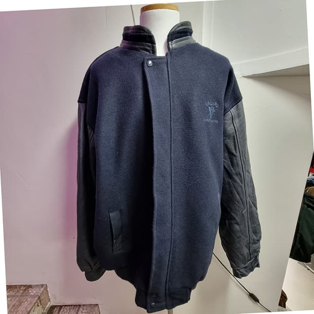 캐나다 스포츠웨어 바시티 레더 울 자켓 3XL (115)