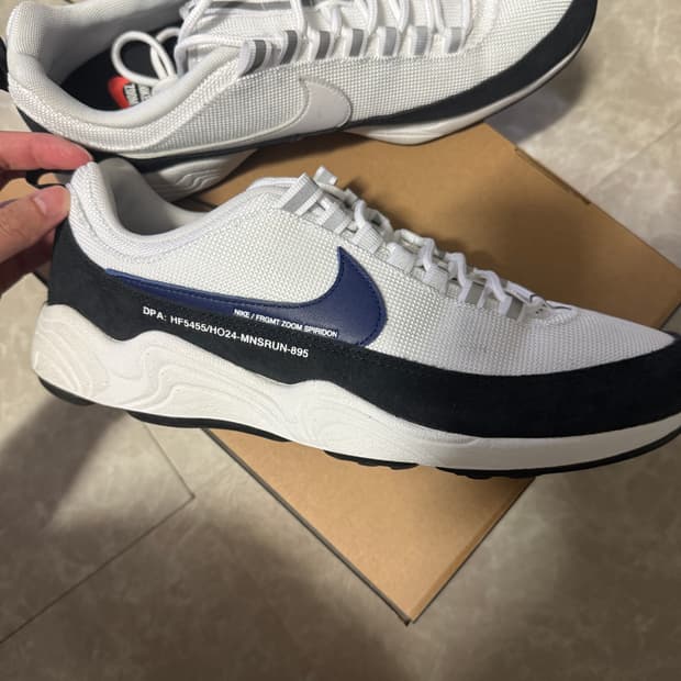 275사이즈 나이키 프라그먼트 에어 줌 스피리돈 블루 보이드