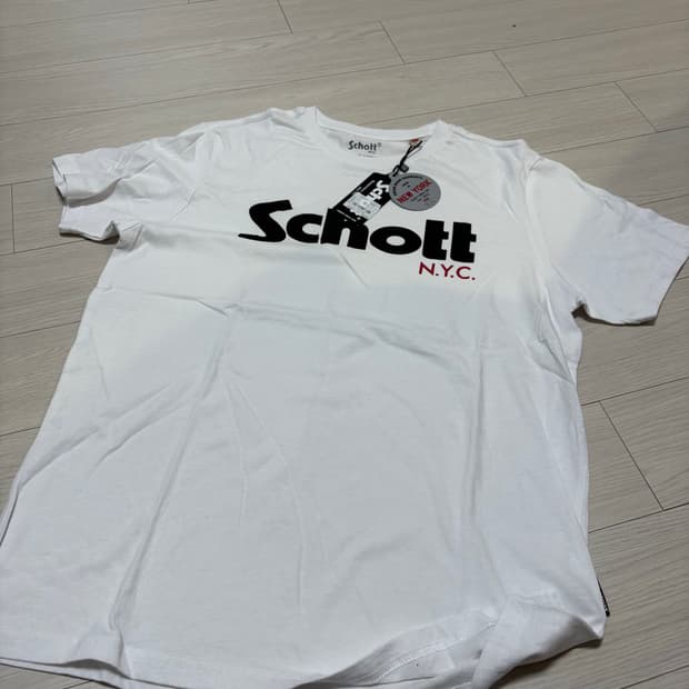 schott nyc 쇼트 로고 티셔츠