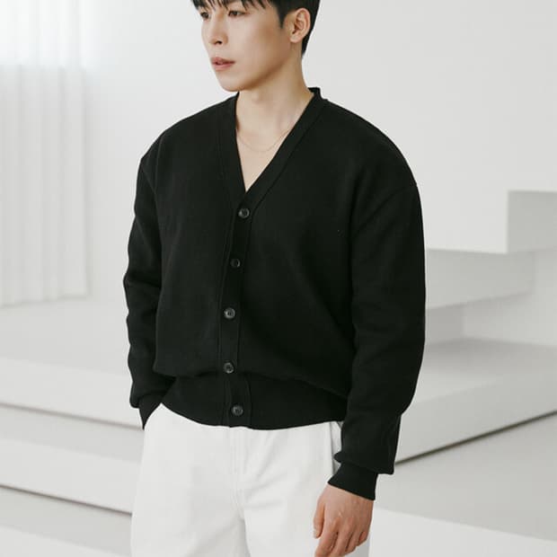 KKST 깡 론트 파인 코튼 가디건 XL