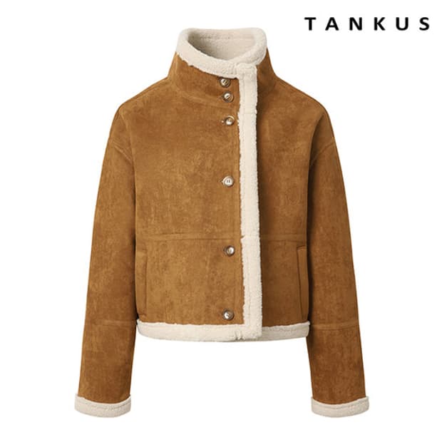 스웨이드 무스탕