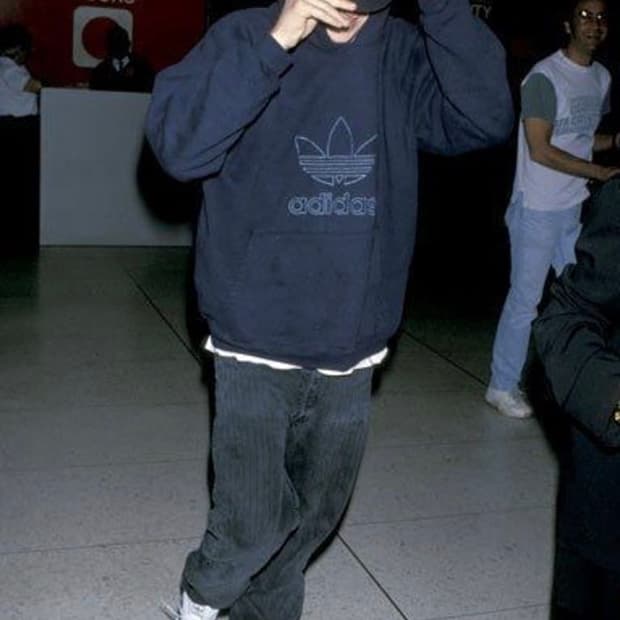 빈티지 90s 아디다스 트레포일 후드티