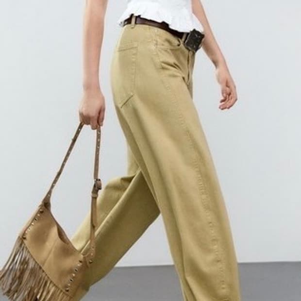 자라 스웨이드 프린지 가방