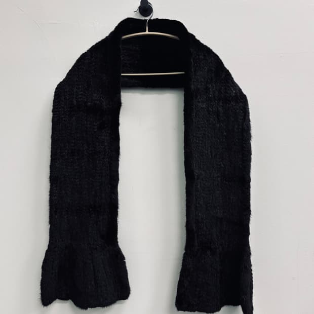 METROCITY 메트로시티 천연 스킨밍크 머플러